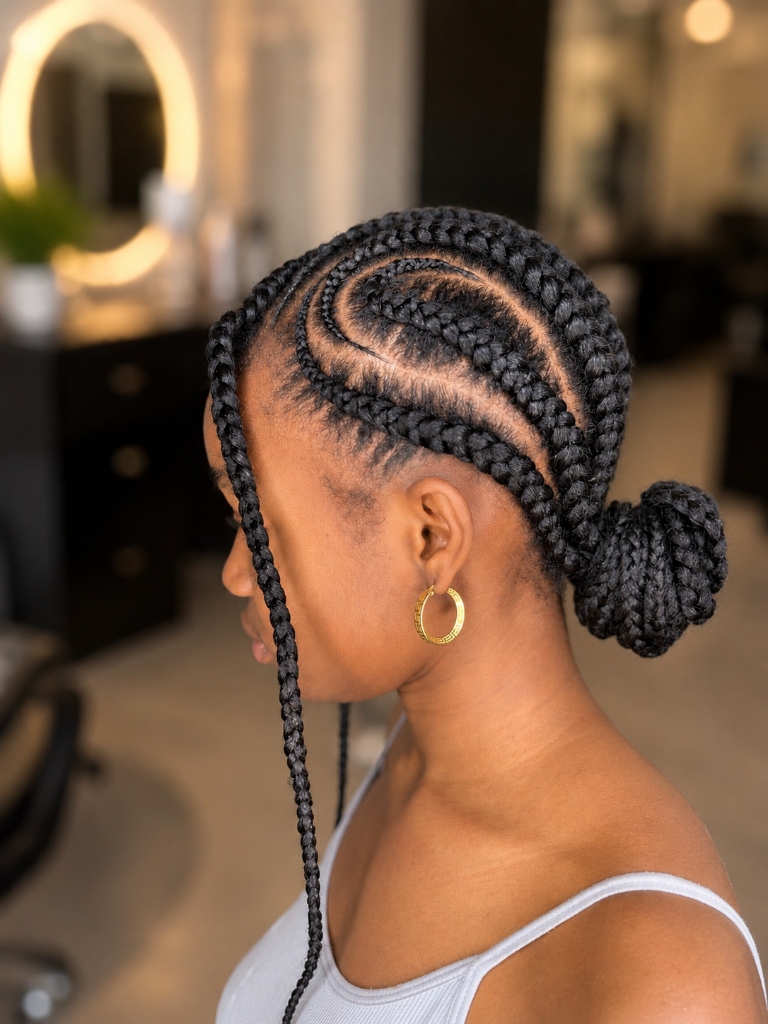Braid Updo Bun